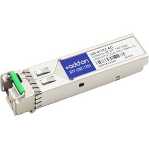 100-01972-AO AddOn 2.5Gbps 1000Base BX-D OC-48/STM-16 Single-mode Fiber 20km 1490nmTX/1310nmRX LC Connector SFP Transceiver Module for Calix Compatible