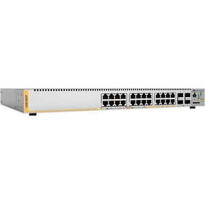 AT-X230-28GP-90 Allied Telesis L3 Switch with 24 x 10/100/1000T PoE Ports and 4 x 100/1000X SFP Ports - 24 Ports - Manageable - Gigabit Ethernet - 1000Base-X - 3 Layer Supported - Modular - 4 SFP Slots - Optical  (Refurbished)