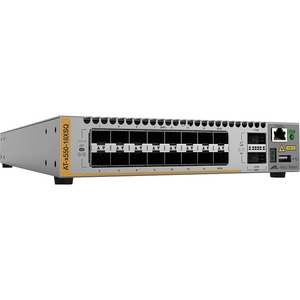 AT-X550-18XSQ-10 Allied Telesis 16-Port 1g/10g Sfp+ Stackable Switch with 2 QSFP Ports - Manageable - 3 Layer Supported - Modular - Twisted Pair, Optical Fiber -  (Refurbished)