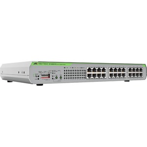 AT-GS920/24-10 Allied Telesis 24-port 10/100/1000T Unmanaged Switch with Internal PSU - 24 Ports - Gigabit Ethernet - 10/100/1000Base-T - 2 Layer Supported - Power Supply - Twisted Pair - Desktop, Rack-mountable,  (Refurbished)