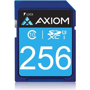 SDXC10U3256-AX Axiom 256GB UHS-I U3 Class 10 microSDXC Flash Memory Card