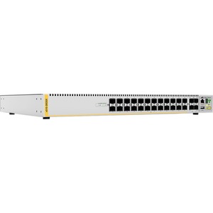 ATX510-28GSX-JITC-90 Allied Telesis Stackable Gigabit Switch - 24 Ports - Manageable - 3 Layer Supported - Modular - Twisted Pair, Optical Fiber - Desktop,  (Refurbished)