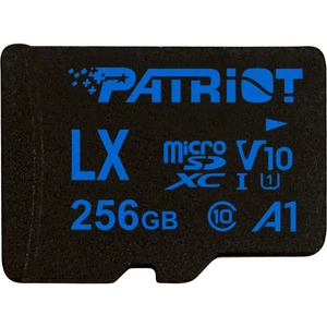 PSF256GLX11MCX Patriot 256GB MicroSDXC Class 10/UHS-I (U1) 90 MB/s Read Flash Memory Card