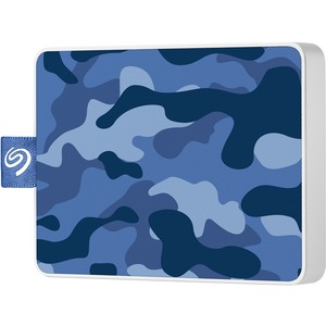 STJE500406 Seagate One Touch 500GB Portable USB 3.0 External Solid State Drive (SSD) (Camo Blue)