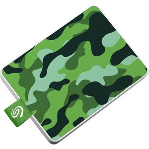 STJE500407 Seagate One Touch 500GB Portable USB 3.0 External Solid State Drive (SSD) (Camo Green)