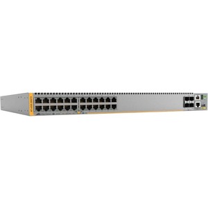AT-X930-28GSTX-B91 Allied Telesis x930-28GSTX Layer 3 Switch - 24 Ports - Manageable - Gigabit Ethernet, 10 Gigabit Ethernet - 10/100/1000Base-T, 10GBase-X - 3 Layer Supported - Modular - Power Supply - 97 W Power  (Refurbished)
