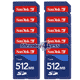 SanDisk 512MB (10-Pack) Secure