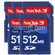 SanDisk 512MB (5-Pack) Secure 