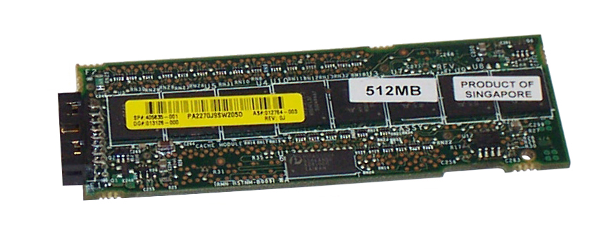 013126-000 HP 512MB 40-Bit DDR Battery Backed Write Cache (BBWC) Memory Board for Smart Array P400 Controller