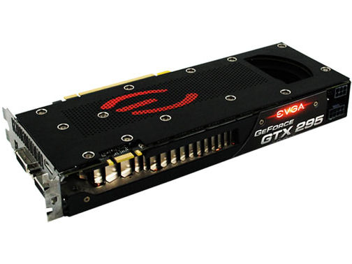 017-P3-1293-ER EVGA Nvidia GeForce GTX 295 1792MB GDDR3 896-Bit (2x 448-Bit) PCI-Express 2.0 x16 HDCP Ready/ SLI Supported Video Graphics Card with Backplate