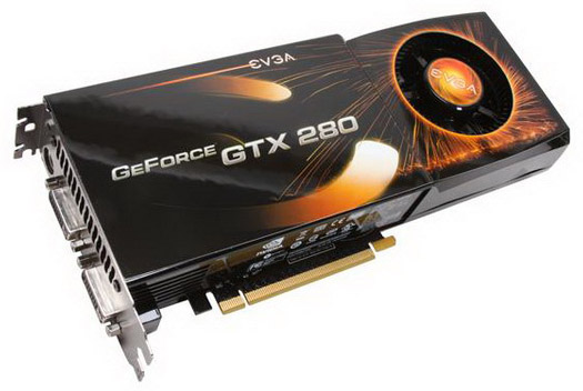 01G-P3-1284-AR EVGA Nvidia GeForce GTX 280 SSC Edition 1GB GDDR3 512-Bit HDMI / HDTV / S-Video Out PCI-Express 2.0 x16 Video Graphics Card