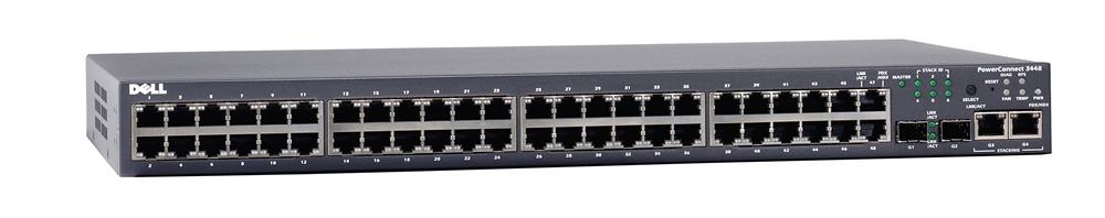 0G5043 Dell PowerConnect 3448 48-Ports 10/100 Fast Ethernet Managed Switch (Refurbished)