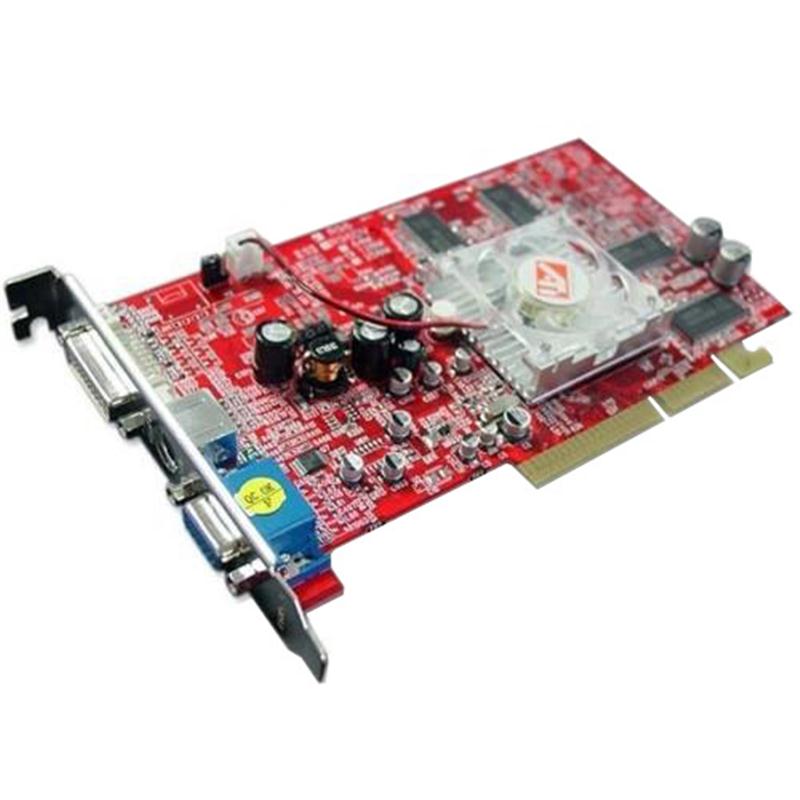 100-437120 ATI Radeon 9550XL 256MB DDR AGP 8x DVI/ VGA/ TV-out Video Graphics Card