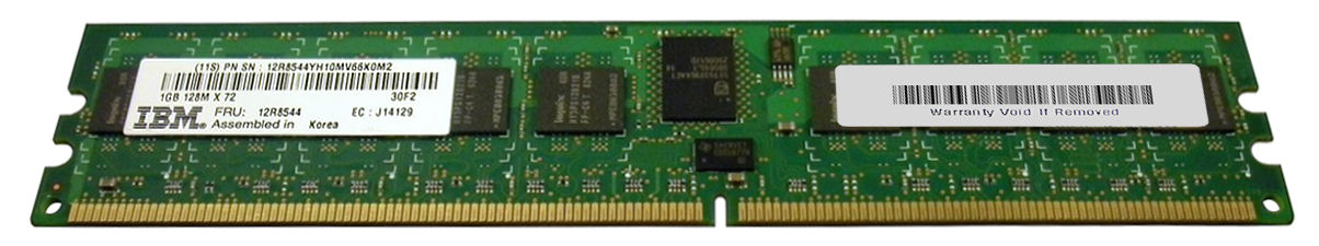12R8544 IBM Chipkill 1GB PC2-4200 DDR2-533MHz ECC Registered CL4 276-Pin DIMM Memory Module for eServer pSeries p5 570