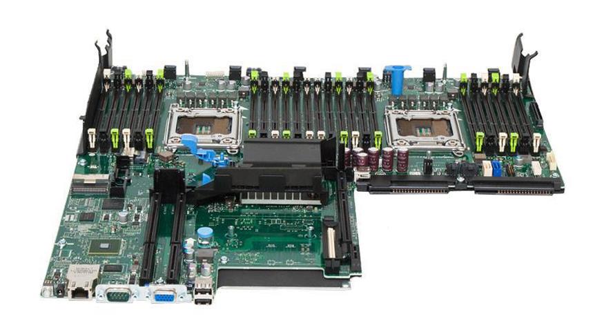 1DWJ9 Dell System Board (Motherboard) Dual Socket LGA2011 for PowerEdge R720 Server (Refurbished)