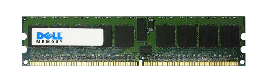 2PC32005 Dell 2GB PC2-3200 DDR2-400MHz ECC Registered CL3 240-Pin DIMM Dual Rank Memory Module