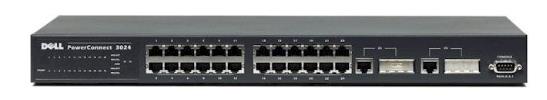 2W513 Dell PowerConnect 3024 24-Ports 10/100 Fast Gigabit Switch (Refurbished)