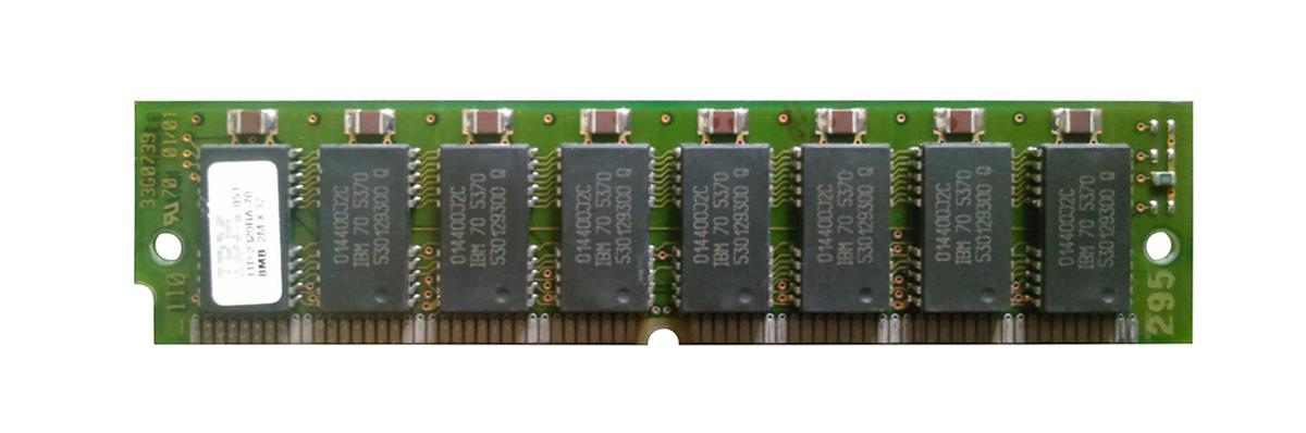 33G0739 IBM 8MB FastPage Parity 60ns 5v 72-Pin SIMM Memory Module
