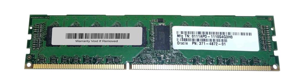 371-4872 Sun 4GB PC3-10600 DDR3-1333MHz ECC Registered CL9 240-Pin DIMM 1.35V Low Voltage Dual Rank Memory Module