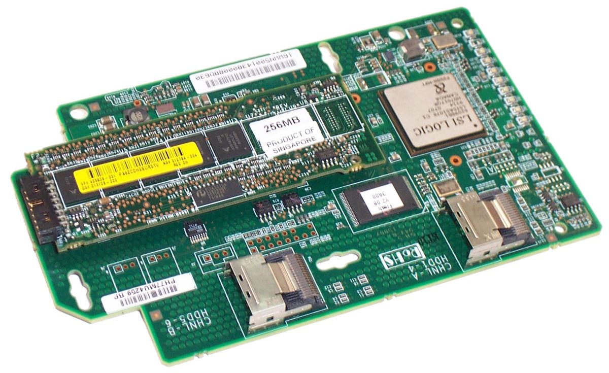 399550-B21 HP Smart Array P400i 256MB Cache SAS 3Gbps / SATA 1.5Gbps PCI Express x8 0/1/5/10 RAID Controller Card for ProLiant DL360 G5 Server