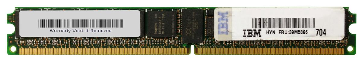 39M5866 IBM 2GB PC2-5300 DDR2-667MHz ECC Registered CL5 240-Pin DIMM Very Low Profile (VLP) Dual Rank Memory Module