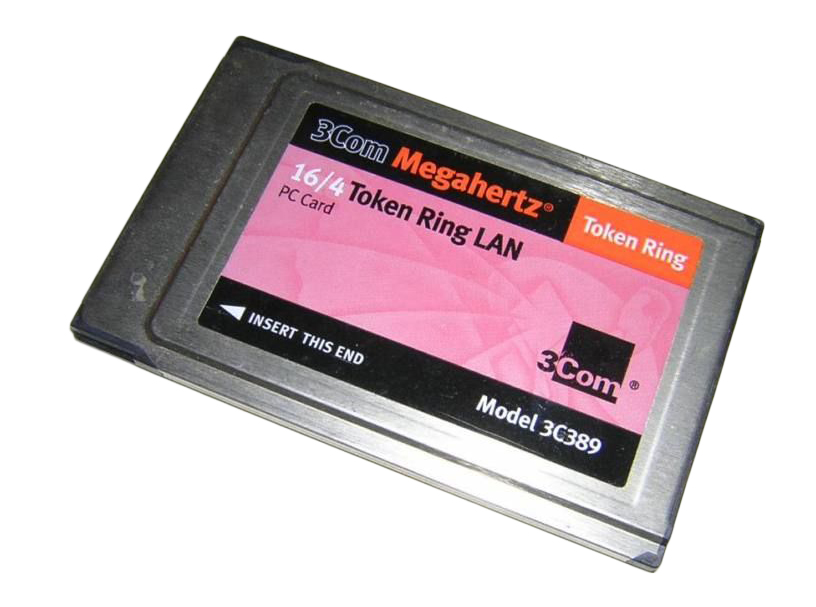 3C389 3Com 16/4 Token Ring Velocity PCMCIA Network LAN Card