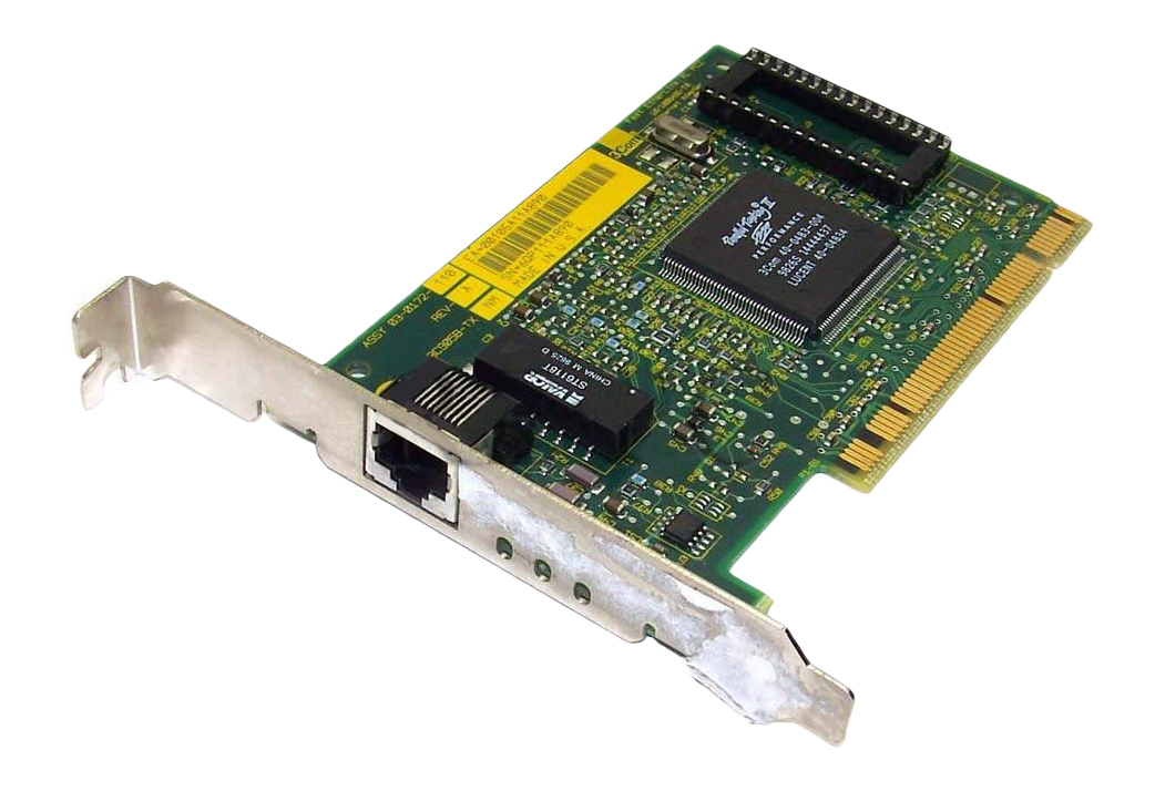 3C905B-TX 3Com Fast EtherLink Single-Port RJ-45 100Mbps 10Base-T/100Base-TX Fast Ethernet PCI Network Adapter