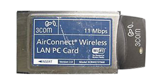 3CRWE73796B 3Com AirConnect 11Mbps PCMCIA Wireless Network Card