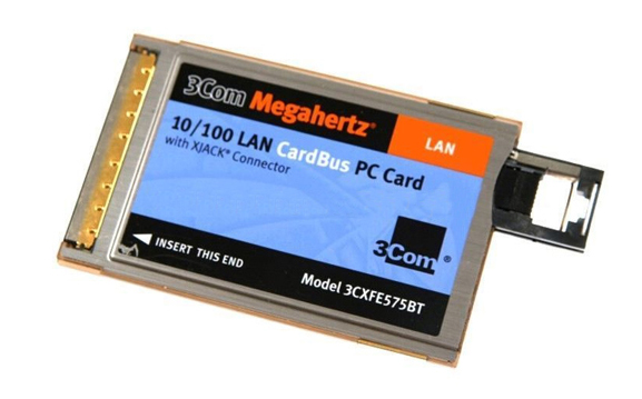 3CXFE575BT 3Com Megahertz Single-Port RJ-45 100Mbps 10/100Base-TX XJACK Fast Ethernet Network Adapter