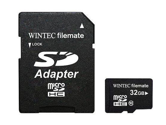 3FMUSD32GBC10-R Wintec FileMate 32GB Class 10 microSDHC Flash Memory Card