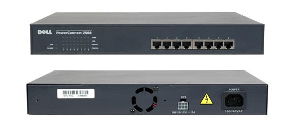 3N441 Dell PowerConnect 2508 8-Ports Gigabit Ethernet Network Switch (Refurbished)
