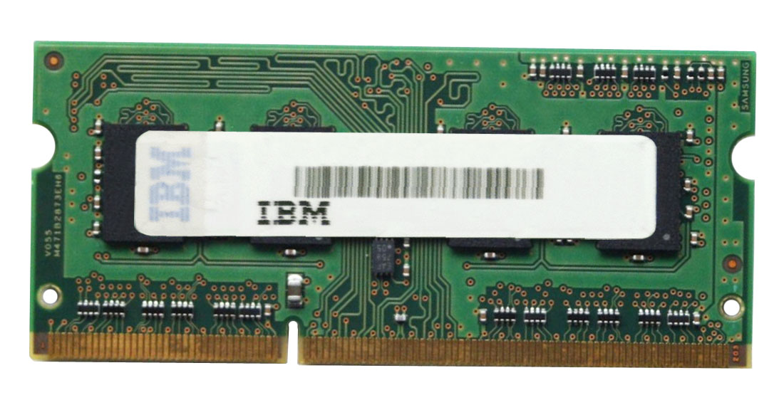 43R1988-01 IBM 2GB PC3-8500 DDR3-1066MHz non-ECC Unbuffered CL7 204-Pin SoDimm Dual Rank Memory Module