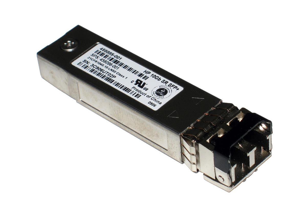 455885R-001 HP 10Gbps 10GBase-SR Multi-mode Fiber 300m 850nm LC Connector SFP+ Transceiver Module