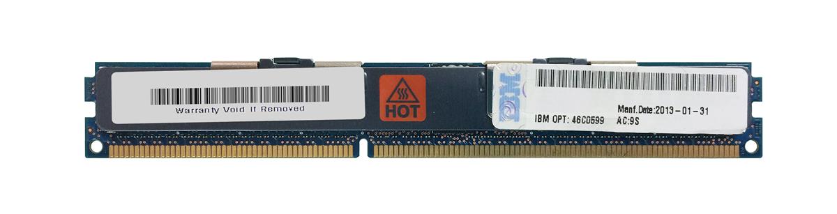 46C0599 IBM 16GB PC3-10600 DDR3-1333MHz ECC Registered CL9 240-Pin DIMM 1.35V Low Voltage Very Low Profile (VLP) Dual Rank Memory Module
