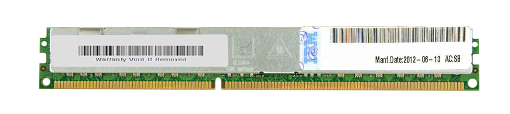 46W0692 IBM 4GB PC3-12800 DDR3-1600MHz ECC Registered CL11 240-Pin DIMM 1.35V Low Voltage Very Low Profile (VLP) Dual Rank Memory Module