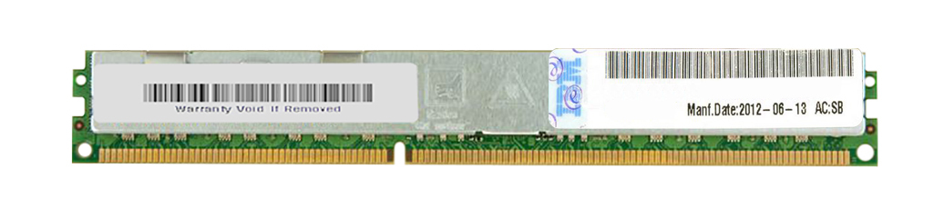 46W0716 IBM 16GB PC3-12800 DDR3-1600MHz ECC Registered CL11 240-Pin DIMM 1.35V Low Voltage Very Low Profile (VLP) Dual Rank Memory Module