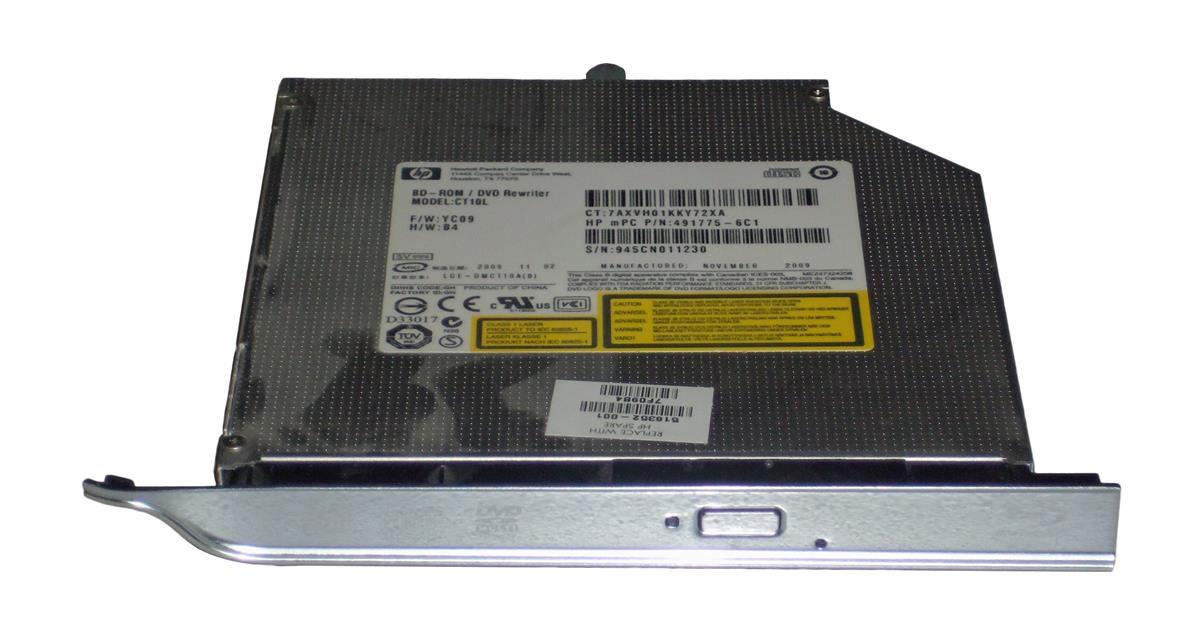 4917756COCT10L HP Blu-Ray DVD-RW SuperMulti Double-Layer LightScribe SATA Optical Disk Drive