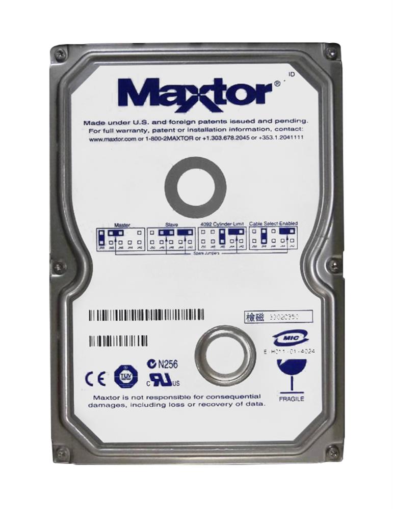 4D040H2-220511 Maxtor DiamondMax D540X 40GB 5400RPM ATA-100 2MB Cache 3.5-inch Internal Hard Drive