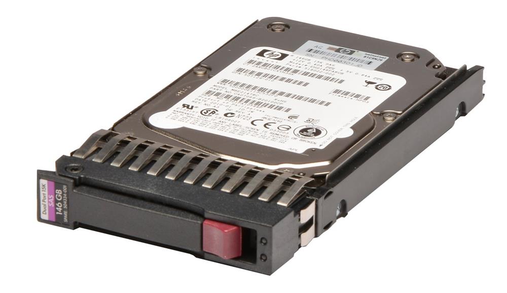 504334R-001 HP 146GB 15000RPM SAS 3Gbps Dual Port Hot Swap 2.5-inch Internal Hard Drive