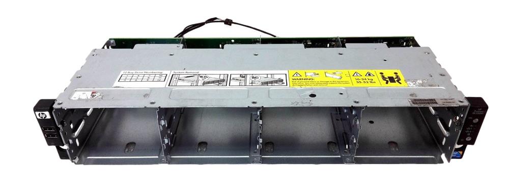 507304-001 HP 4-Bay 12-LFF SAS/SATA Hard Drive Cage Assembly with BackPlane Board for ProLiant DL180 G6 Server