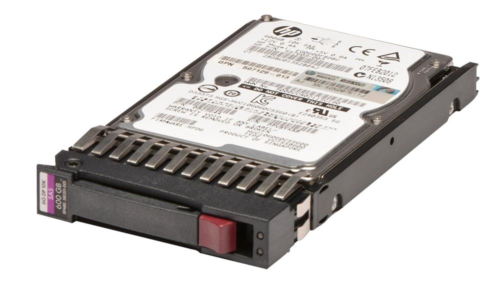 581311-001 HP 600GB 10000RPM SAS 6Gbps Dual Port Hot Swap 2.5-inch Internal Hard Drive