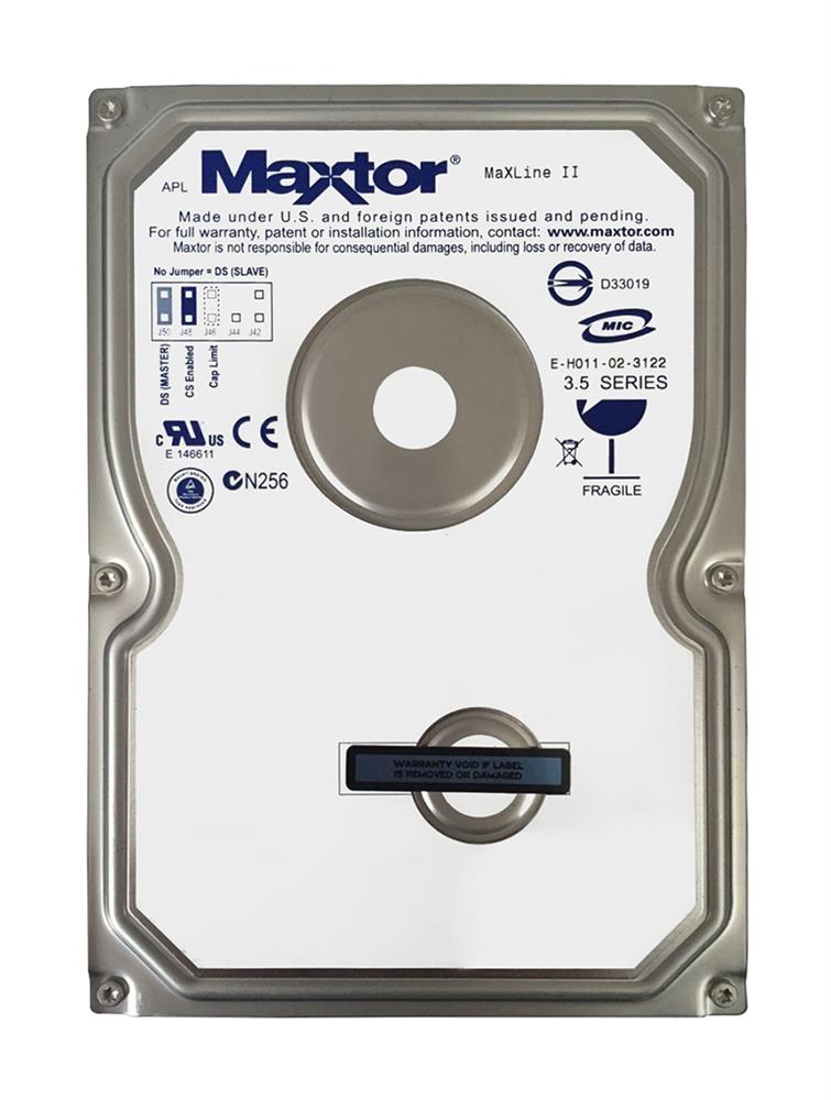 5A300J0 Maxtor MaXLine II 300GB 5400RPM ATA-133 2MB Cache 3.5-inch Internal Hard Drive