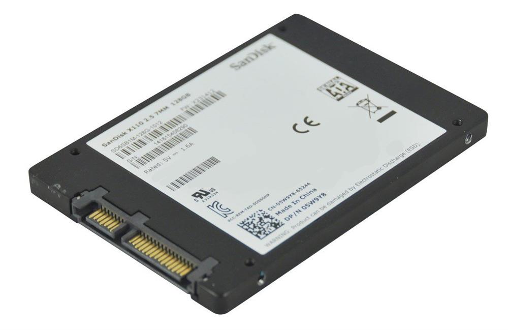 5W9Y8 Dell 128GB SATA 3Gbps 2.5-inch Solid State Drive (SSD)