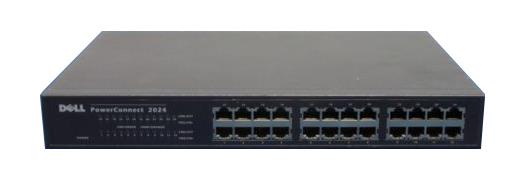 5X302 Dell PowerConnect 2024 24-Ports 10/100 Unmanaged Ethernet Switch (Refurbished)