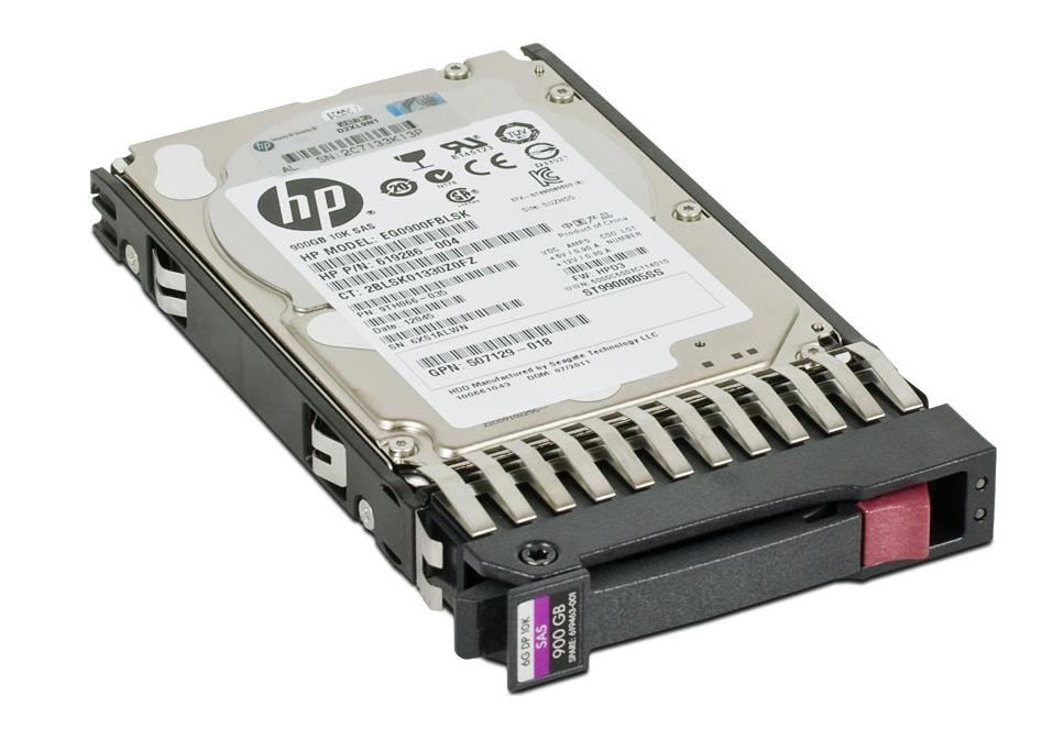 619286-004-SC HP 900GB 10000RPM SAS 6Gbps Dual Port Hot Swap 2.5-inch Internal Hard Drive