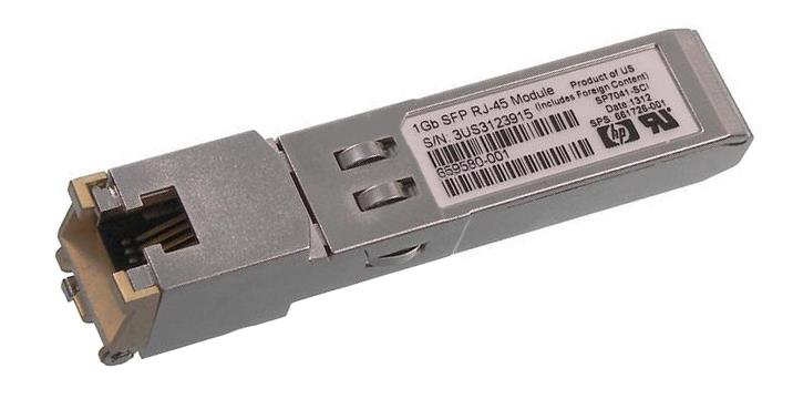 659580-001 HP 661726-001 1Gbps 10Base-T Copper RJ-45 Connector SFP Transceiver Module