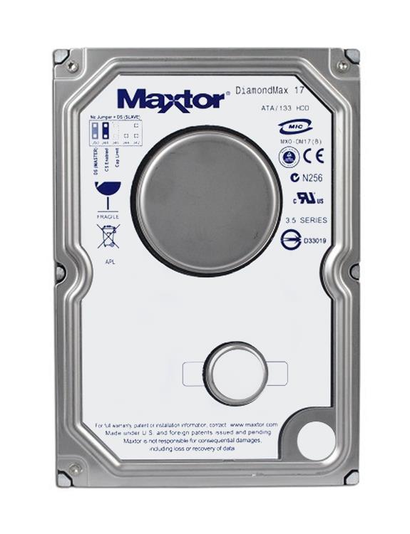 6G320P0 Maxtor DiamondMax 17 320GB 7200RPM ATA-133 8MB Cache 3.5-inch Internal Hard Drive