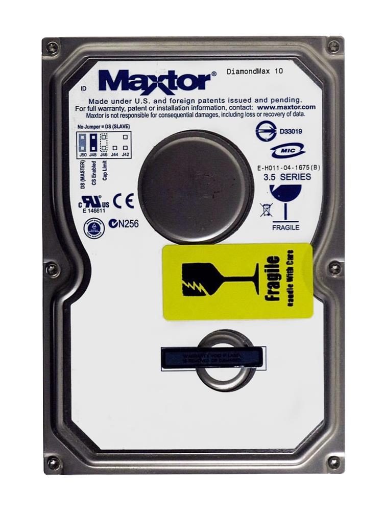 6L160P0 Maxtor DiamondMax 10 160GB 7200RPM ATA-133 8MB Cache 3.5-inch Internal Hard Drive