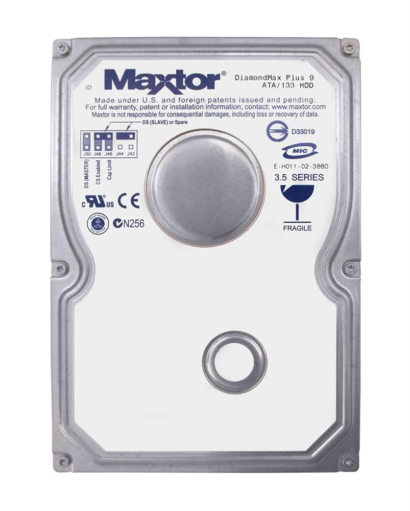 6Y120L0 Maxtor DiamondMax Plus 9 120GB 7200RPM ATA-133 2MB Cache 3.5-inch Internal Hard Drive