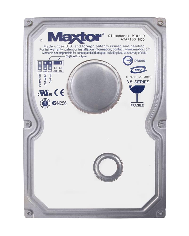 6Y160L0-060414 Maxtor DiamondMax Plus 9 160GB 7200RPM ATA-133 2MB Cache 3.5-inch Internal Hard Drive